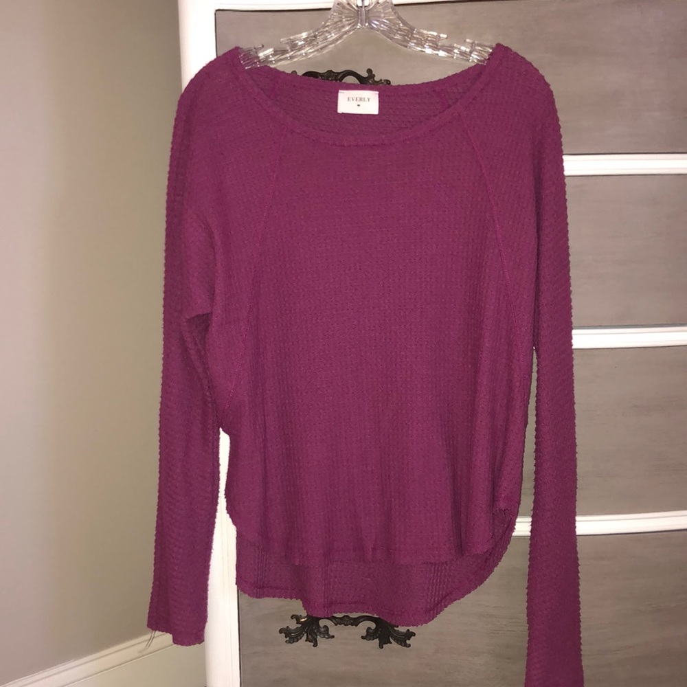 Purple sweater